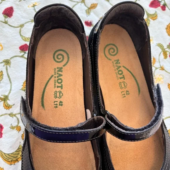 Naot Kirei Black Mary Jane Flats - Picture 7 of 8